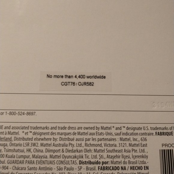 Gold Label Barbie "Mutya" Limited edition - Picture 4 of 5